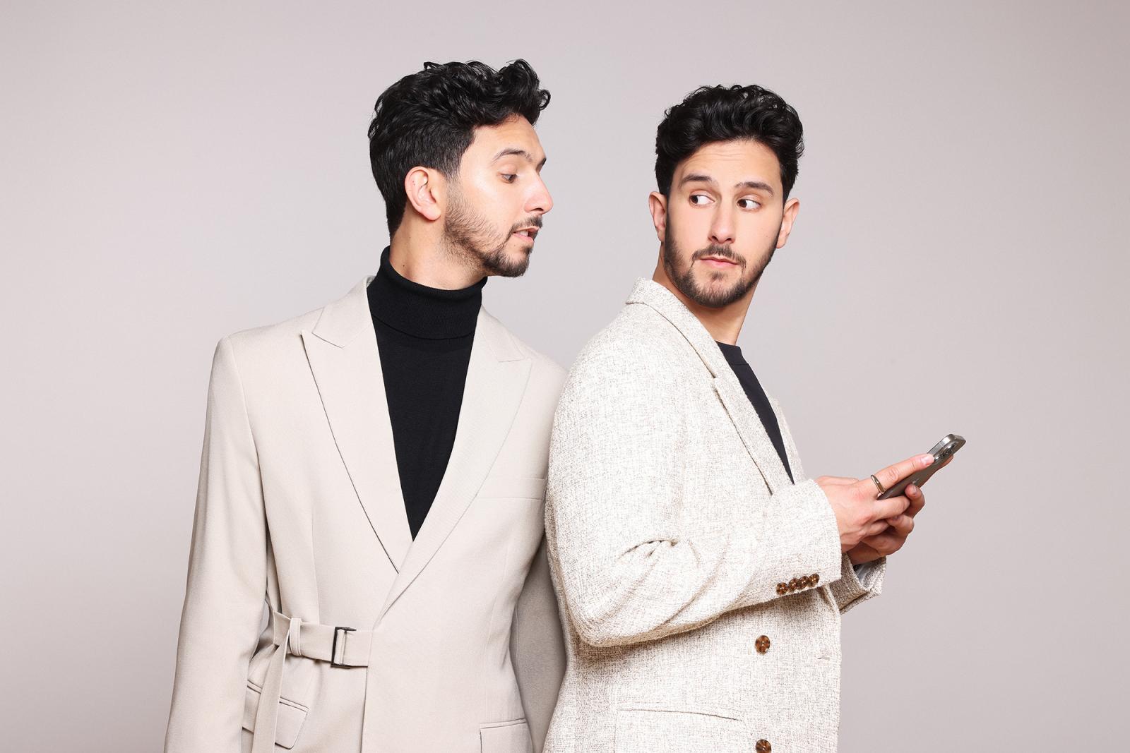 The French Twins, editorial portrait